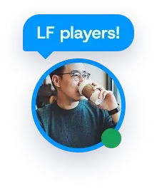Player on the map
